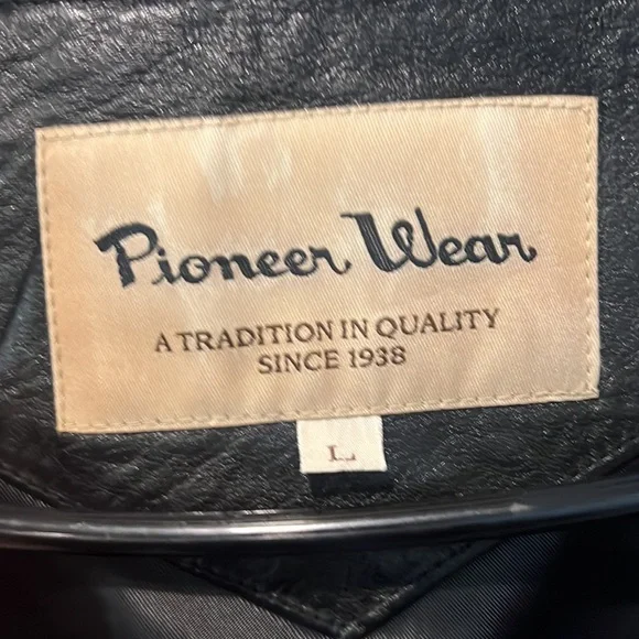 Black western leather jacket - Picture 4 of 7